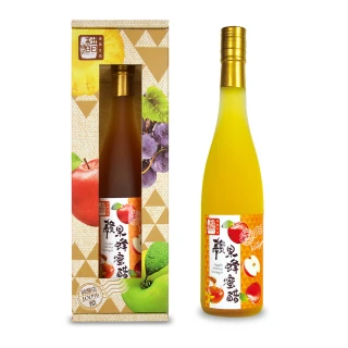 【醋桶子】三年熟成蘋果蜂蜜醋單入禮盒x1盒(600mlx1入/盒)