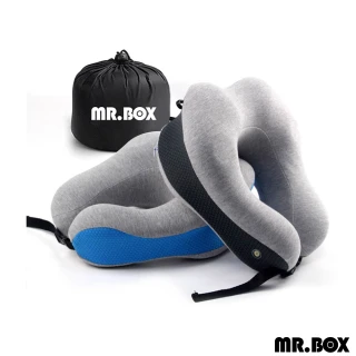 【Mr.Box】石墨烯遠紅外線溫控發熱記憶頸枕(兩色可選)