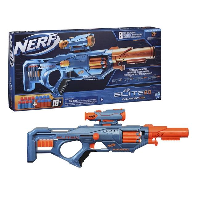 【NERF 樂活打擊】菁英系列-鷹眼突擊RD-8射擊器 F0424(戶外玩具/兒童玩具/兒童禮物)