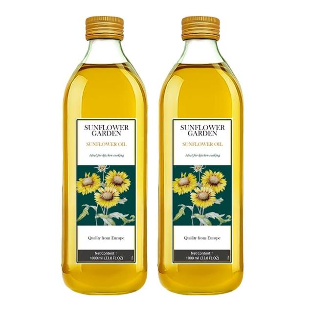 即期品歐洲向日葵莊園特級葵花油1Lx2瓶(2入組)