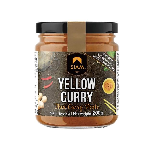 【deSIAM】泰式增量型黃咖哩膏 200gx1罐