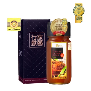 【情人蜂蜜】養蜂協會認證國產龍眼蜂蜜700g(附手提禮盒)