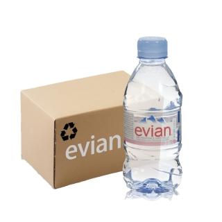 福利品/即期品【Evian 依雲】天然礦泉水330mlx24入/箱(有效期限：2024/11/5)