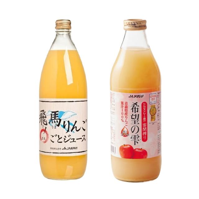【青森農協】日本蘋果汁1000mlx6入(希望之雫/睡魔蘋果汁/飛馬蘋果汁 任選)