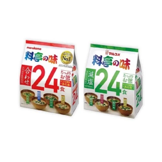 日本丸米一休 料亭之味元氣味噌湯 24入/袋  2入組(味噌湯 沖泡即食)