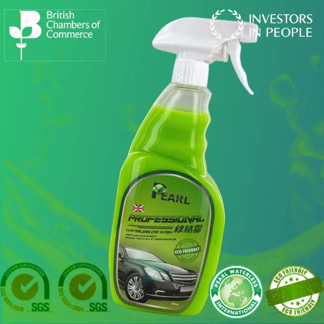 Pearl 高級奈米鍍膜保養免水洗車液英國進口 綠精靈550ml 瓶 Momo購物網