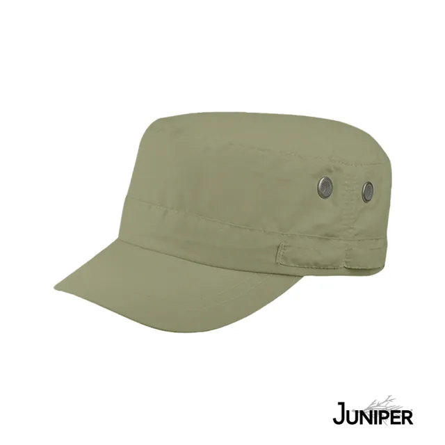 Juniper 朱尼博 防曬抗uv防潑水平頂休閒軍人帽mj7217 帽子 鴨舌帽 平頂帽 休閒帽 Momo購物網