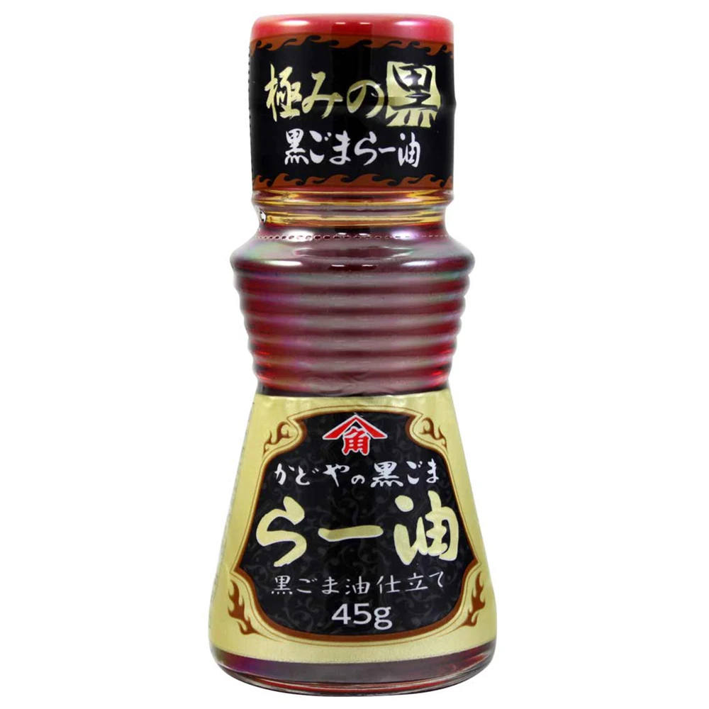 【Kadoya製油】黑麻油辣油(45g)
