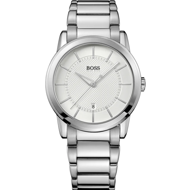 【Hugo Boss】紳士品味腕錶/白面(HB1512621)