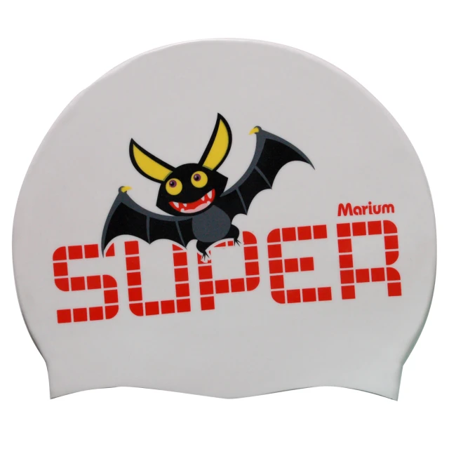 【≡MARIUM≡】蝙蝠超人-兒童矽膠泳帽―共三色(MAR-1614)
