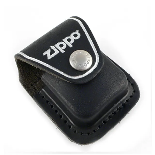 【ZIPPO】背夾式-打火機皮套(黑色款)