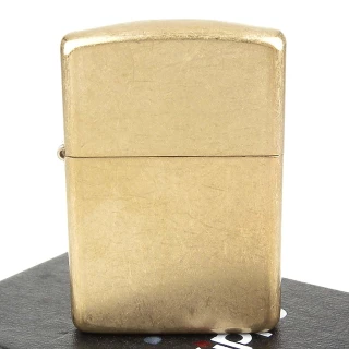 【ZIPPO】美系-Armor tumbled brass-裝甲厚殼磨砂銅