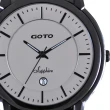 【GOTO】簡約輕薄時尚腕錶(IP灰x黑刻度)