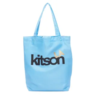 【Kitson】L.A.-LOGO購物袋/托特包(水藍)