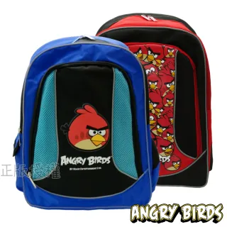 【Angry Birds憤怒鳥】反光護背三層後背書包(三款)