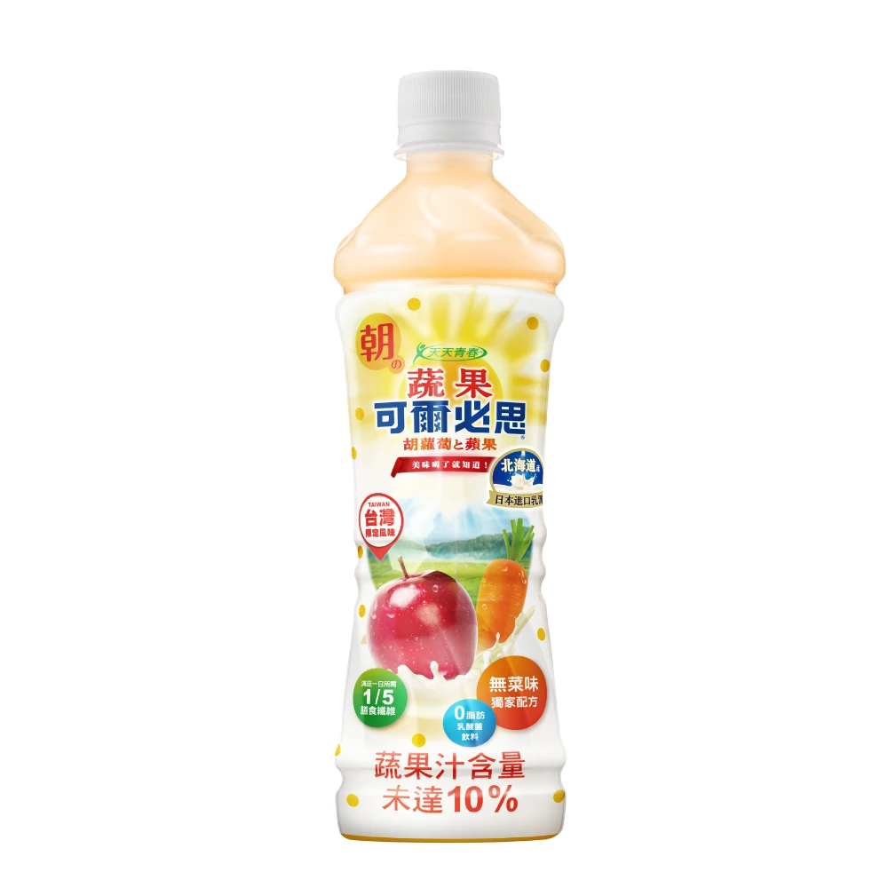 【可爾必思】蔬果乳酸菌飲料500ml-24入(0脂肪+食物纖維)