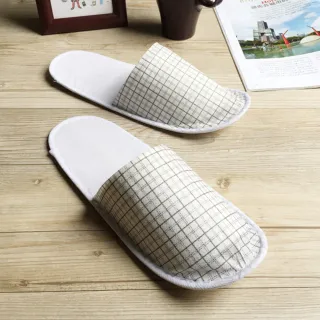 【iSlippers】輕便格紋紙拖鞋(30雙組)