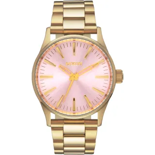 【NIXON】SENTRY 38 SS 極簡復刻化時尚腕錶(A4502360)