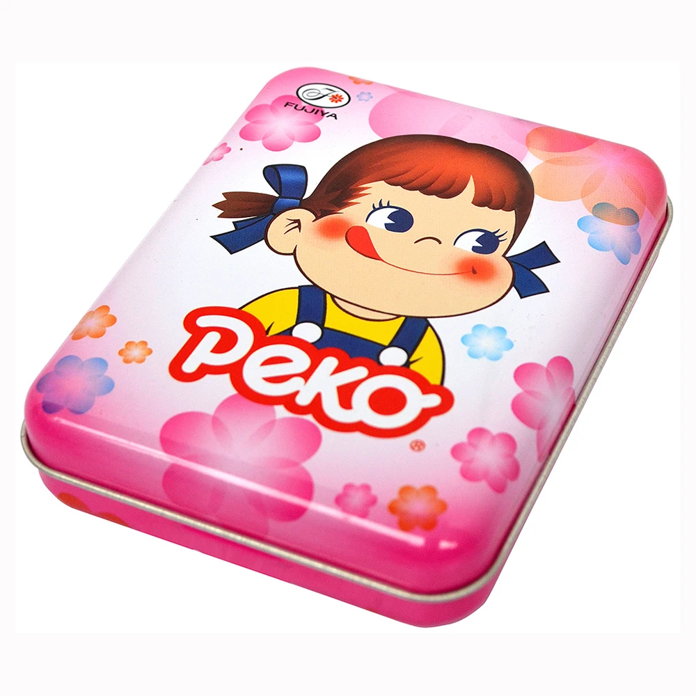 【不二家】Peko花漾牛奶糖罐-粉花40g