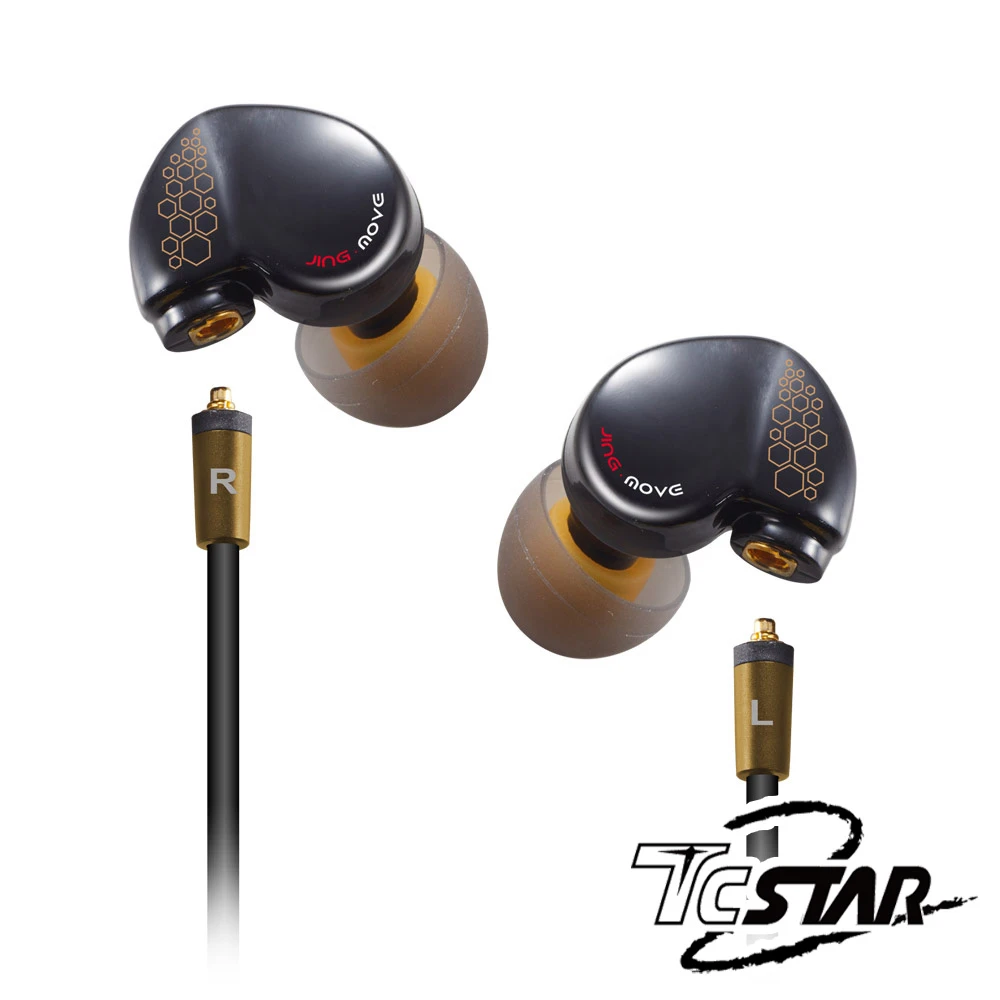 【TCSTAR】可換線入耳式耳麥/黑色(TCE6040BK)