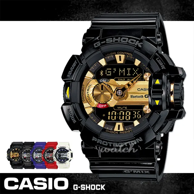 Casio 卡西歐g Shock 系列 送禮首選 行動藍芽裝置連結 防水 世界時間 男錶 Gba 400 Momo購物網