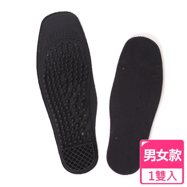 【足亦歡 ZENTY】竹炭獨立筒氣墊式鞋墊(男女款)