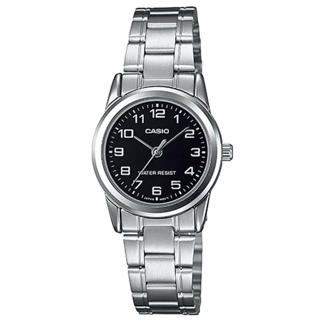 【CASIO】經典淑女時裝數字指針腕錶(LTP-V001D-1B)