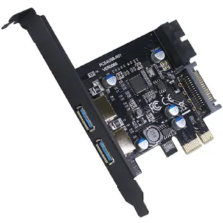 【伽利略】PCI-E USB3.0 4 Port擴充卡 支援前2-19in+後2(PEN219)