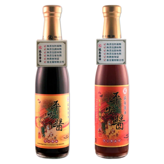 瑞春醬油 蒜蓉醬油膏420mlx6瓶(黑豆純釀造)評價推薦