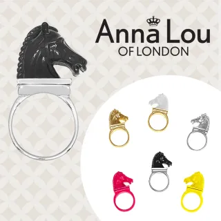 【Anna Lou Of London】倫敦品牌 立體小馬戒指 黑色(絕版品 售完不補)