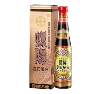【西螺大同醬油】螺陽壼底蔭油膏 420g/瓶(手工粹釀180天)