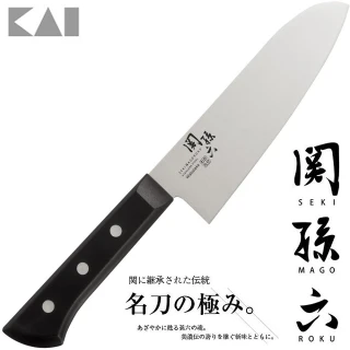 【KAI 貝印】關孫六 165mm 若竹 三德 廚用刀(AB-5420)