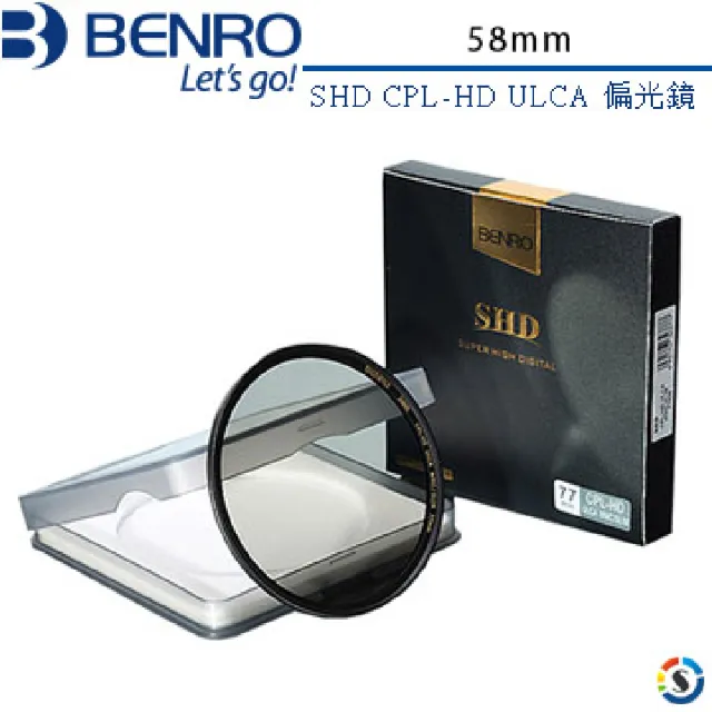 【BENRO 百諾】SHD CPL-HD ULCA WMC/SLIM 偏光鏡 58mm