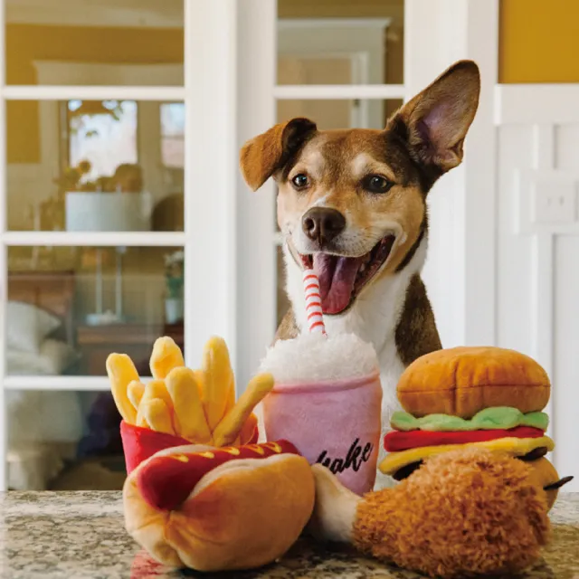 P L A Y 美式速食 奶昔 陪伴解壓發聲狗玩具 Momo購物網