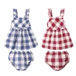 【baby童衣】任選 荷葉邊造型吊帶連身套裝 73001(深紅)