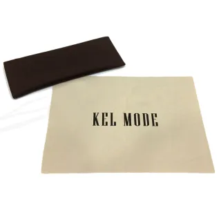 【KEL MODE】台灣製造 超輕量時尚中性款-方框老花眼鏡(#739咖+黑)