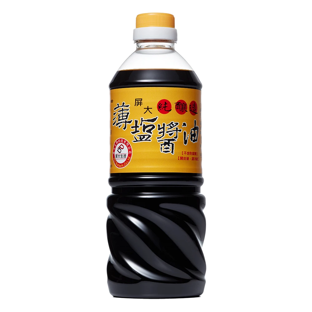 屏大 非基改薄鹽醬油710ml Momo購物網