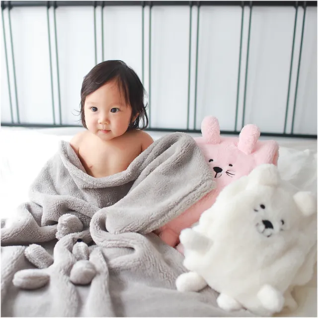 【Baby童衣】任選 嬰兒 動物造型多功能包巾70041(白)