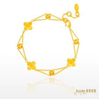 【J’code 真愛密碼】真愛-點滴花語手鍊(時尚金飾)