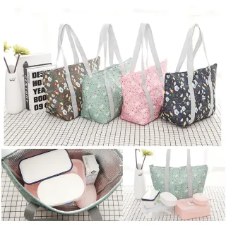 【TD樂活】韓版 旅行可折疊保溫保鮮包 野餐袋 媽咪包 便當包