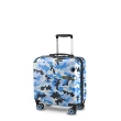 【illimited】一厘米可愛迷彩粉紅/粉藍2色可選18吋飛機輪TSA海關鎖ABS+PC拉鏈行李箱/旅行箱(行李箱/旅行箱)
