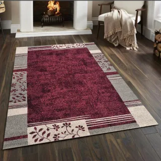 【Ambience】比利時infinity地毯- 紗舞 紅(160x230cm)
