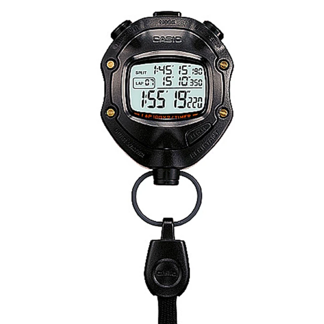 【CASIO 卡西歐】專業計時防水運動碼錶(HS-80TW-1)