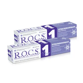 【R.O.C.S.】UNO強化琺瑯質亮白牙膏2入組 商品提貨券乙張