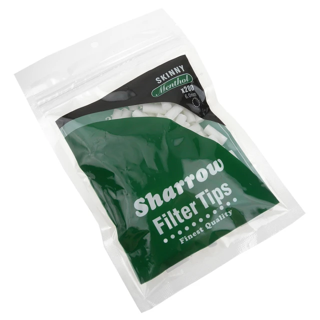 【Sharrow】Skinny Menthol-捲煙專用薄荷濾嘴-6mm(x2包)