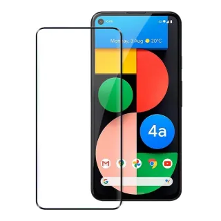 【X_mart】for Google Pixel 4a 5G 超透滿版 2.5D 鋼化玻璃貼-黑