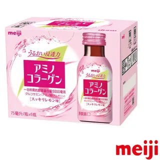 【即期品】Meiji明治 膠原蛋白飲75mlx6瓶(到期日2022/06/07)