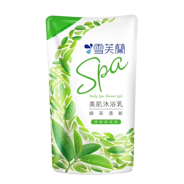 【雪芙蘭】美肌SPA沐浴乳《綠茶清新》700g補充包