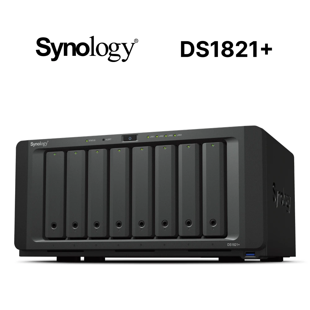 【Synology 群暉科技】DS1821+ 8Bay 網路儲存伺服器