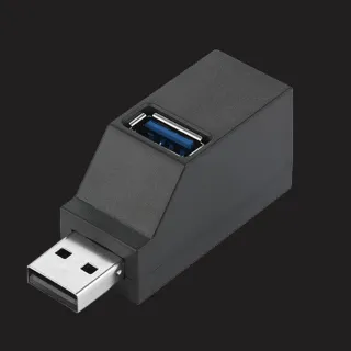 三孔USB迷你擴充座-1入(usb-001)